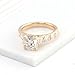 Dsnyu Eternity Ring Yellow Gold, Fashion Rings for Women 14K Yellow Gold with 4-Prong Round Cut Moissanite 2ct Band Comfort Fit Size 8.5