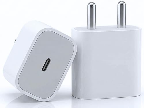 Image of PD 20W USB-C Power Adapter for 16 15 14 13 12 Series | PD 3.0 | BIS Certified | Original Charging for .-Speed (Support Upto 27W) |No Cable