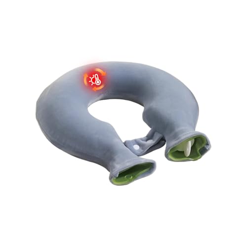 Genérico Bolsa de Agua Caliente para el Cuello - Bolsa de Agua Caliente Ergonómica para el Cuello con Tapa, Botella Calefactora para los Hombros Fabricada en PVC para Relajación Muscular | Almoh