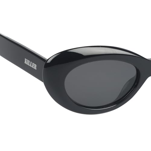 Image of KILLER Women's Sunglass, Oval Shaped Acetate Frame Polarized Lens Sunglasses Case For Women, Girls, Gradient Lens Sunglasses