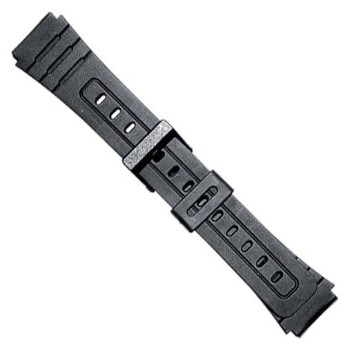 Correa para reloj Compatible con Casio F-91 F-91W F-105 F-106W F-94 W-217h 18mm Ref 283P4