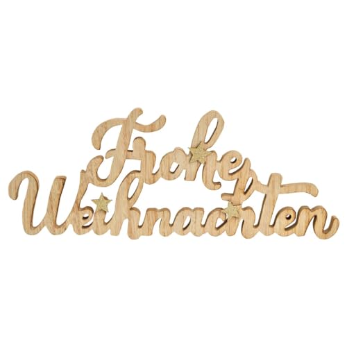 matches21 Moderner FROHE WEIHNACHTEN Schriftzug Aufsteller als...