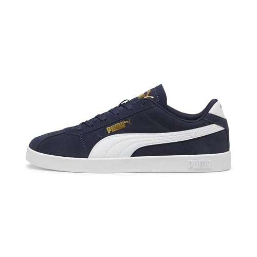 Puma Club II Unisex-Sneaker, Marineblau/Weißgold, 9 UK