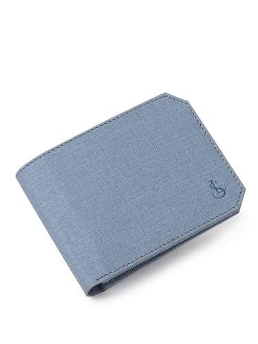 SKOVA LONDON Men Vegan Leather Wallet (Blue) - Image 2