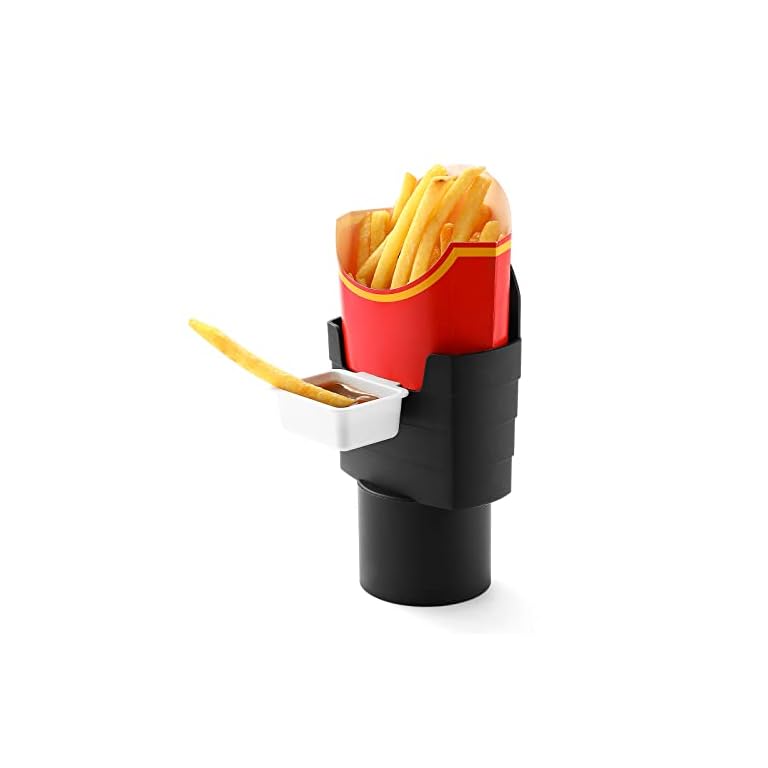 French Fry Holder and Sauce Holder Set, White Elephant Gift Idea for Adults, Stocking Stuffers for Men and Women