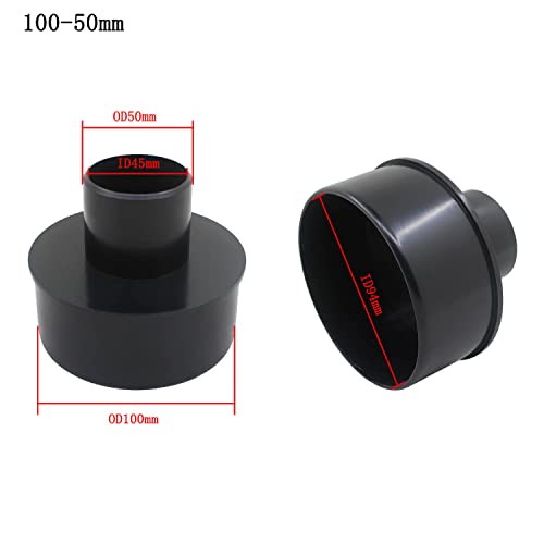 Absaug reduzierstück für absauganlage 100 auf 63 50 mm absaugung reduzierung holzspäne holz späneabsauganlage