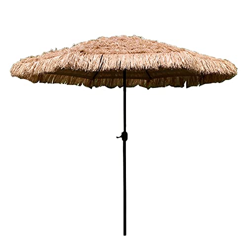 Yzjj Thatch Patio Tiki Umbrella, 8.8Ft Outdoor Hula Umbrella, Hawaiian Style Palapa With Uv Protection (No Base) #TOP14