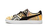 PUMA Mens Clyde Coogi 364907 01 - Size 4 Black/Team Gold