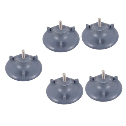 DEARMAMY 5 Pies De Goma para Silla De Ducha Inodoros Lavables Almohadillas para Pies De Silla De Ducha Asideros De Inodoro para Personas Mayores Y Discapacitadas Elevadores para