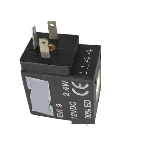 Bobine d'électrovanne EVI9 8mm hauteur 23.3mm : composant pneumatique DC 24V 12V AC 110V