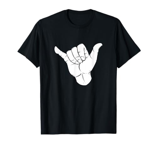Shaka Aloha Hand Hawaii Símbolo Divertido Hawaii Surf Camiseta