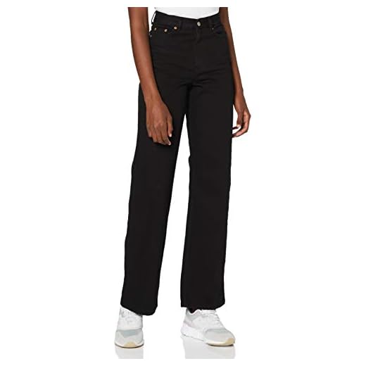 Dr. Denim Echo-jeans för kvinnor, Svart, 29W x 30L