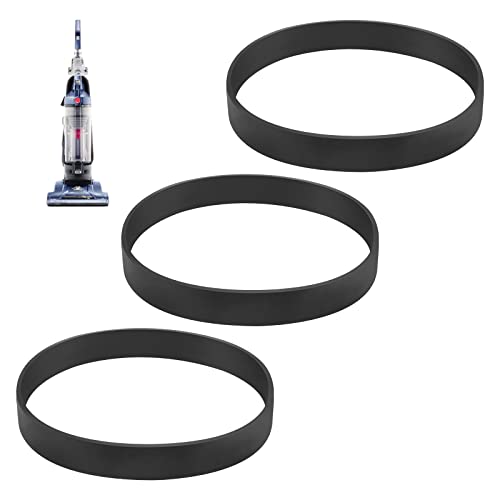 KEEPOW 3 Pack Vacuum Belts Fit for Hoover WindTunnel & Tempo Cleaner, Replace Part 38528-033, Style 160, Fit Model UH70110 UH70110RM UH70100 UH70100RM UH70106