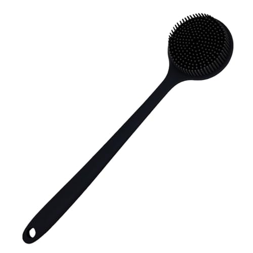 Cinlitek Silicone Body Scrubber Long Handle Back For Shower Srush Brush Exfoliator