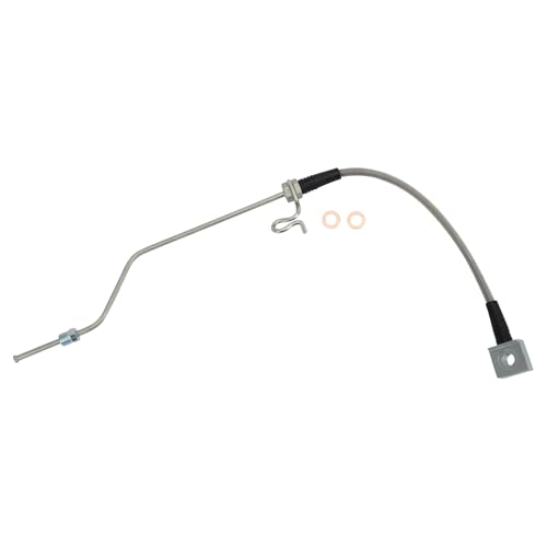 Image of TRQ Performance Rear Performance Brake Hose Set Compatible with 04-08 F-150 06-07 Mark LT