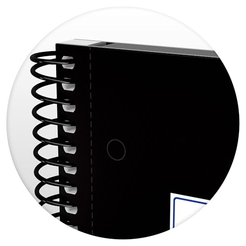 Miniatura 5 de Oxford, Cuadernos A4, Pack 2 Libretas A4 Microperforadas Europeanbook 1, Tapa Extradura, Espiral, Cuadrícula 5x5, Color Ice Mint Y Negro