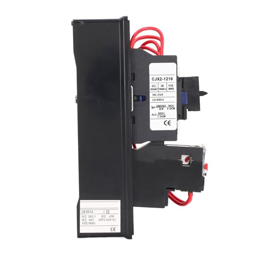Fockety Magnetic Electric Motor Starter, 2.2KW Single Phase 220/230V 4KW 9‑13A IP55 Electric Motor Switch Motor Starter Overload