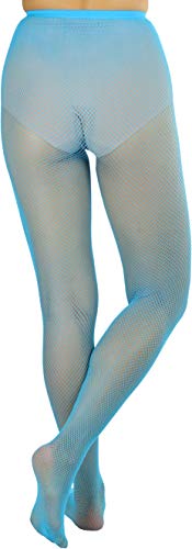 Image of ToBeInStyle Women's Sexy Vibrant Fine Classic Fishnet Full Footed Pantyhose