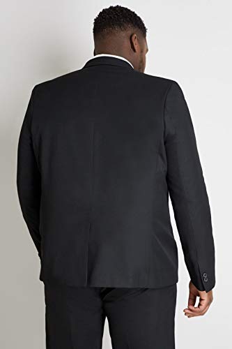 Terno Masculino Plus Size Preto Cor:Preto;Tamanho:68