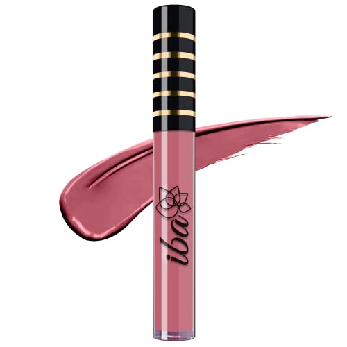 Image of Iba Maxx Matte Liquid Lipstick- Perky Pink | Infused with Vitamin E & Almond Oil | Transfer Proof & Long Lasting | Waterproof & Smudge Proof | Velvet Matte Finish & Highly Pigmented | Lightweight & Comfortable | Non-Sticky and Non-Drying | Lip Makeup | 2.6ml