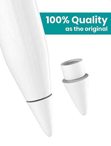 Klearlook Replacement Tip for (i) Pad Pencil [2 Pack] Sensitive iPencil Nibs Extra Stylus Pen Tips for (i) Pad Pencil 1st and 2nd Generation (i) Pad Air/Mini/Pro Series, Screen Protector Supported - Thumbnail 2