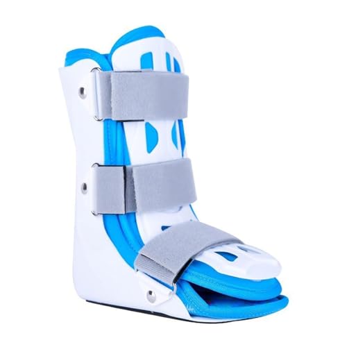 QIUFANGY Férula ortopédica for caída de pie, ortesis de Tobillo y pie for niños con Placa Protectora Frontal for Lesiones de Tobillo y pie, esguinces y fracturas.(Left,Medium)