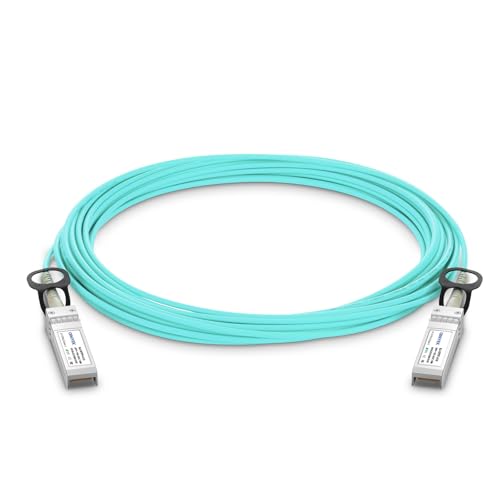 Câble optique actif SFP+ 10G de 10 mètres à faible latence compatible Open Switch