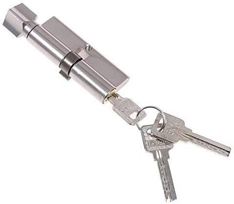 シリンダー、サムターンドアロックサムターンユーロシリンダーロック、ロックシリンダー70 * 29mmドアシリンダーロックバイアス70