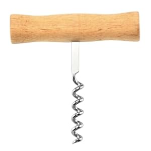 Generic Flügelkorkenzieher mit Holzgriff KI254