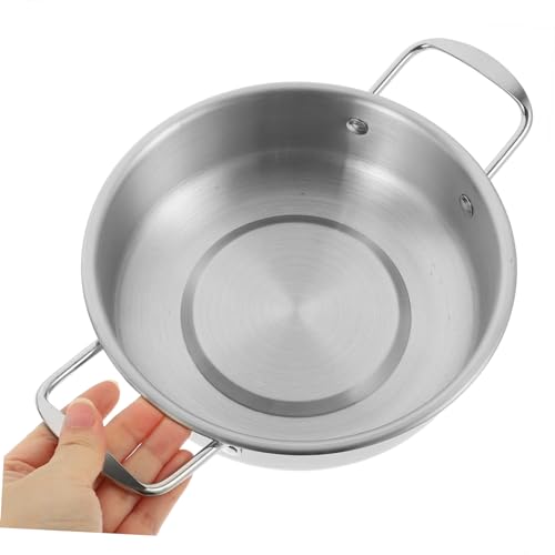 Wok de acero inoxidable para cocina y salteados miniatura 4