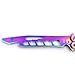 D&Kmall Balishark Butterfly Knife Balisong Trainer, Sturdy Blunt Integral Channel Handle Advanced Practice Flip Stuff Solid Heavy For Finger Strength Shark Design Cap Openers
