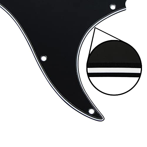 GaYouny Ensemble de 11 Trous HH Guitar électrique PickGuard Plaque de gratter et Assiettes arrière et vis for Style… - Les Beatles, Paul McCartney, John Lennon, RIngo Starr, George Harrison GaYouny Ensemble de 11 Trous HH Guitar électrique PickGuard Plaque de gratter et Assiettes arrière et vis for Style… – Image 5