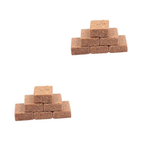 Kisangel 2sets Lightweight Combustion Supporting Blocks for Camping Easy to Carry for Outdoor Cooking and Grilling Safe and Convenient Fire Starter 50pcs*2