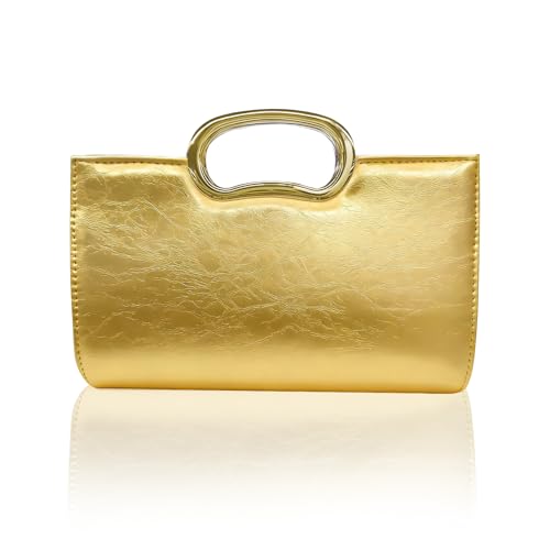Image of Gets Clutch Purses for Women PU Leather Evening Handbag for Formal Wedding Party Clutches Small Crossbody Bag with Chain