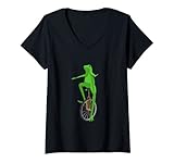 Womens Here Come Dat Boi: Oh sh__ waddup Meme V-Neck T-Shirt