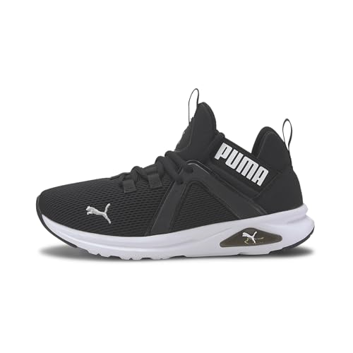 Image of Puma Women's Enzo 2 WN's Black White Running Shoe-4 Kids UK (19325601)