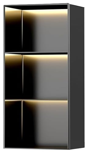 Niche de douche encastrable étagère murale inox avec lumières pour rangement cuisine salon