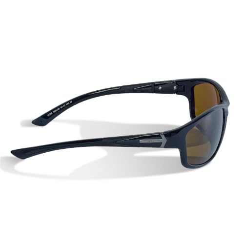 Image of B.N.U.S Non-Polarized Corning Glass Lens Wrap Around Sunglasses Men Women | UV Protection Scratch-Resistant Multi-Color Paint-Free Light Grilamid Frame Running Cycling Sport Fit