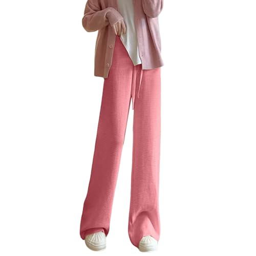 Pantalon sweatpants chic couleur unie à cordon de serrage pour silhouette élégante