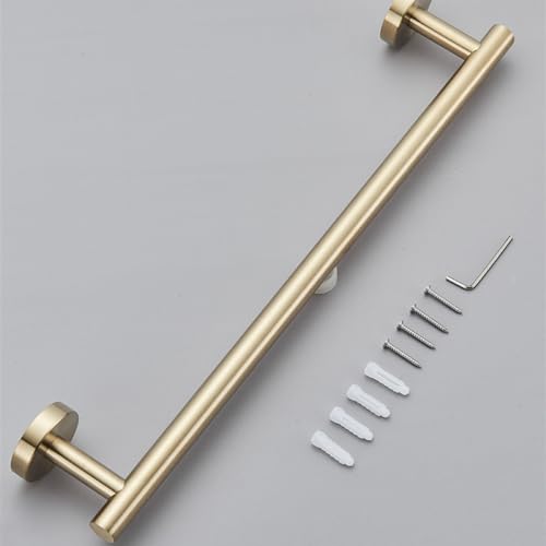 Ensemble d'accessoires doré brossé JGY, finition métal brossé luxe