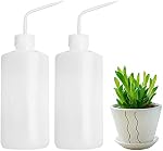 Watering Bottle,2Pcs Squeeze Bottle Plant Watering Bottle,Squeeze Washing Bottle Succulent Watering Cans Plastic Squeeze Bottle,Plant Flower Water Squirt Irrigation Bottle for Home Garden Use,500ml