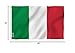 Anley Fly Breeze 3x5 Foot Italy Flag - Vivid Color and Fade proof - Canvas Header and Double Stitched - Italian Flags Polyester with Brass Grommets 3 X 5 Ft