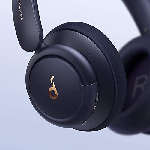 Słuchawki soundcore by Anker Q30(odnowiona) z hybrydową redukcją szumów i wieloma trybami, dźwięk o wysokiej rozdzielczości, aplikacja, 40 godz. odtwarzania, komfort, Bluetooth