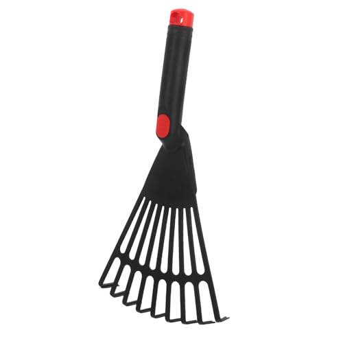 NUOBESTY Râteau à Plastique Petit pour Jardinage avec Poignée Confortable Robuste et Facile à Utiliser pour Entretien des Plantes