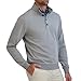 Fairway & Greene Dale Golf Pullover - Shadow Gry HTHR/L