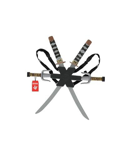 Morph Épée Ninja Enfant en Plastique – Accessoire Ninja Samouraï, Arme de Déguisement pour Enfants