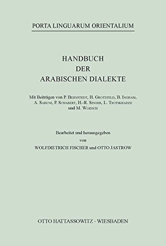 Handbuch Der Arabischen Dialekte