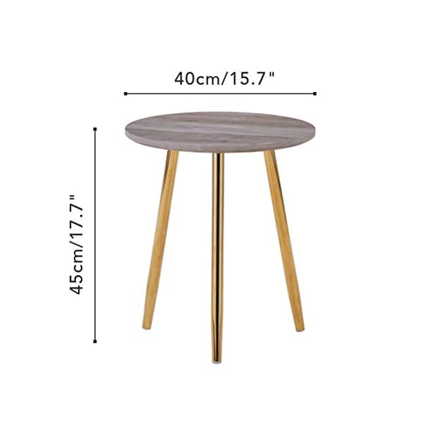 GOLDFAN Living Room Coffee Table Wooden Rotatable Table with Storage Space Middle Glass Layer - Image 3