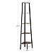 VASAGLE Corner Shelf Stand, 5-Tier Corner Bookshelf, Industrial Ladder Shelf, Plant Stand for Living Room, Office, Kitchen, Rustic Brown and Black ULLS35X