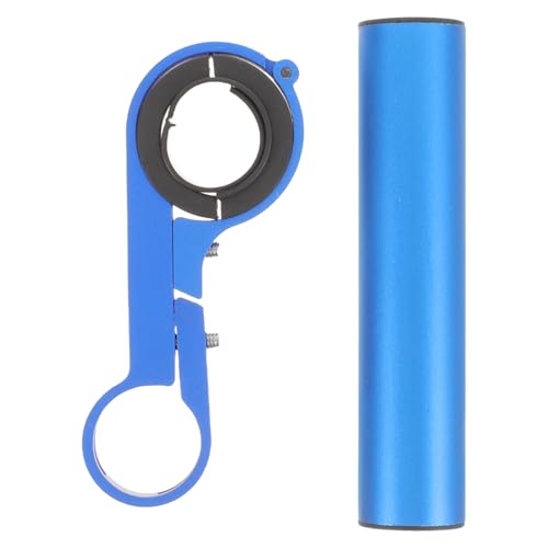 NOLITOY Soporte Extensor de Manillar para Bicicleta Ligero y Antideslizante, Barra de Extensión Metálica Plástico para Instalación de Linternas y Cronómetros